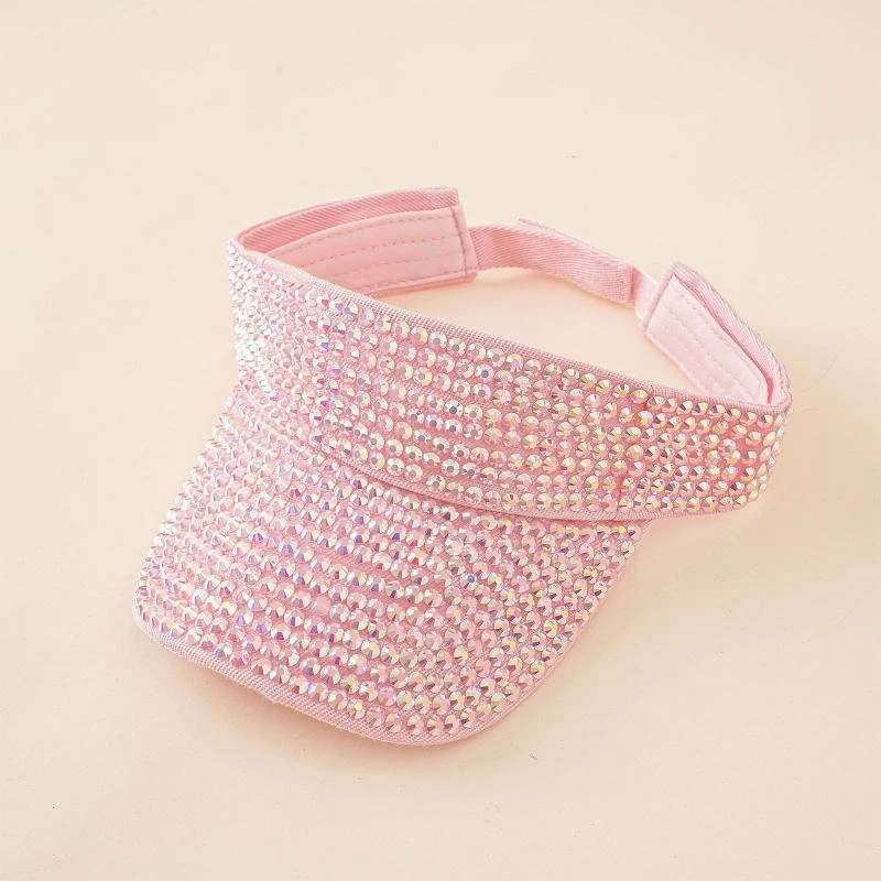 الصيف لامعة الراين قناع قبعة ل قبعة واقية من الشمس فارغة قبعة بيسبول قابل للتعديل ظلة للرقص الهيب هوب ارتداء اليومي