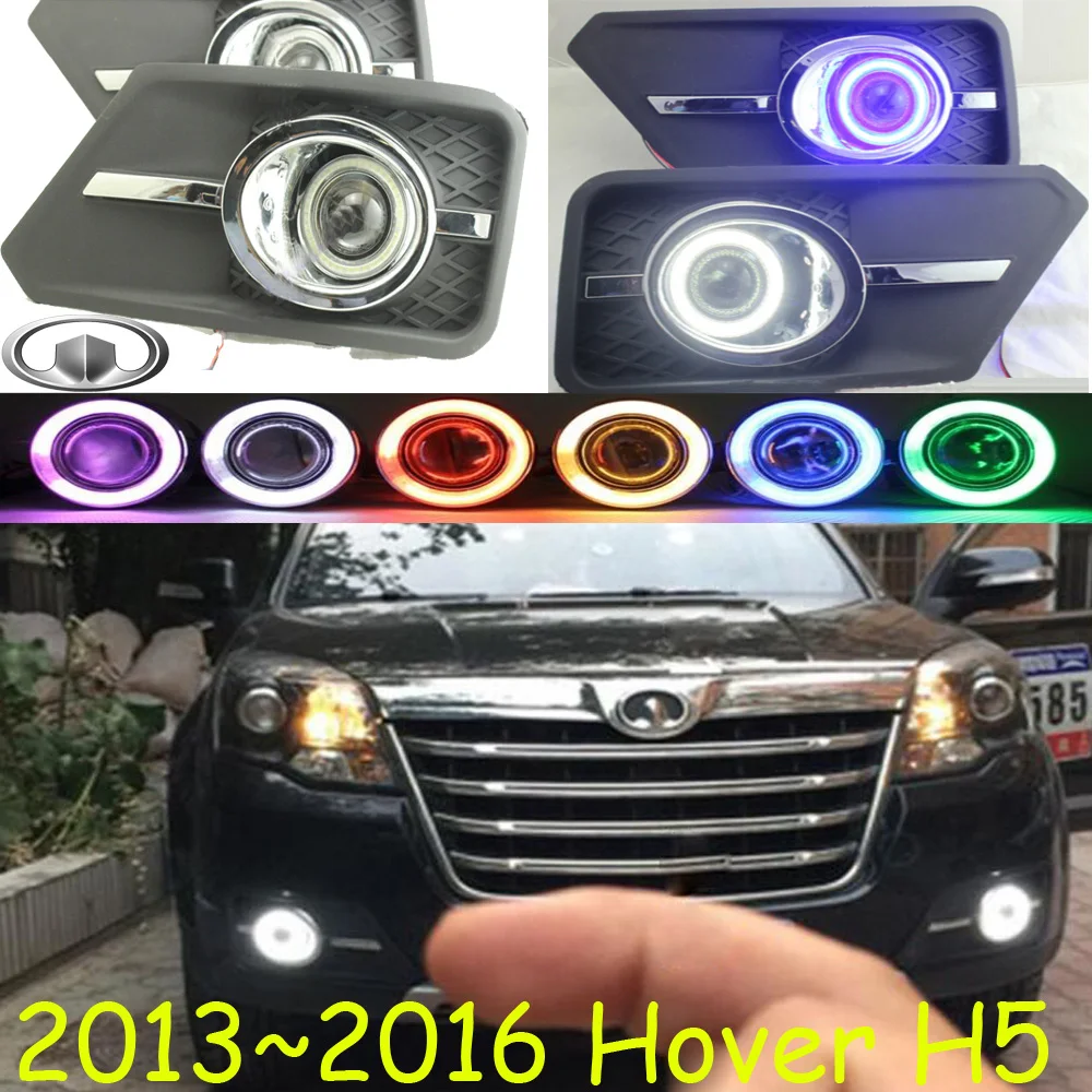 

car bumper headlight Great Wall Hover H5 fog projector lens light 2013~2016y car accessories CCFL Great Wall Hover H5 headlamp