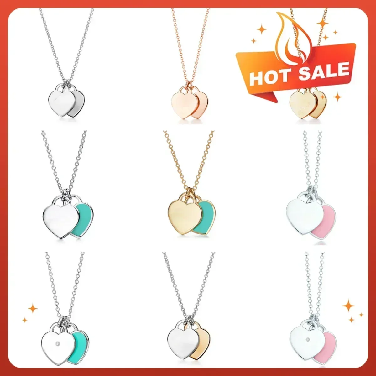 

2025 New Arrival: 925 Sterling Silver Heart Pendant Necklace - Trendy Luxury, Perfect for Women's Party Gifts