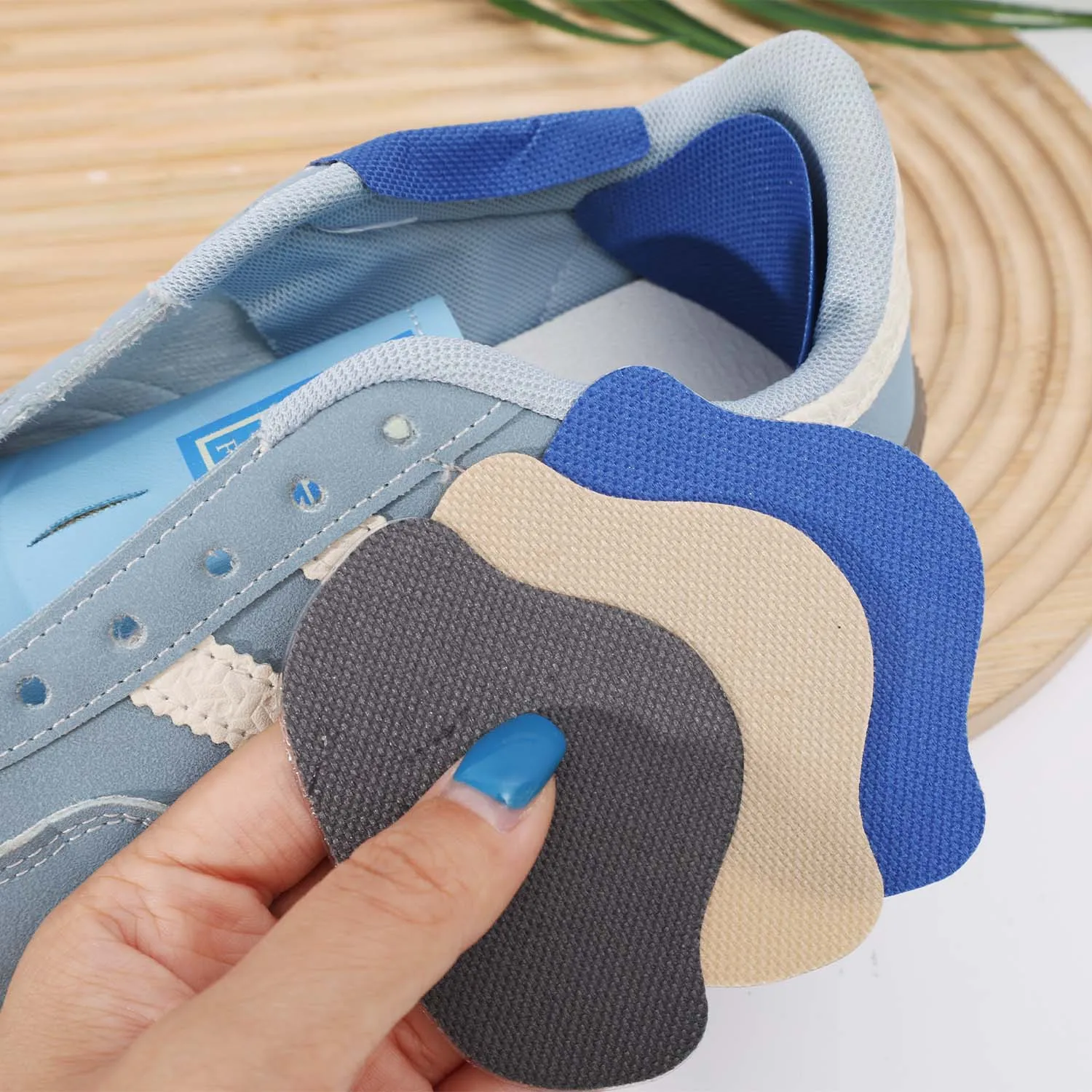8PCS/SET Waterproof Insoles Heel Repair Subsidy Sticky Self-adhesive Patches for Inner Lining and Heel Pads Heels Protector