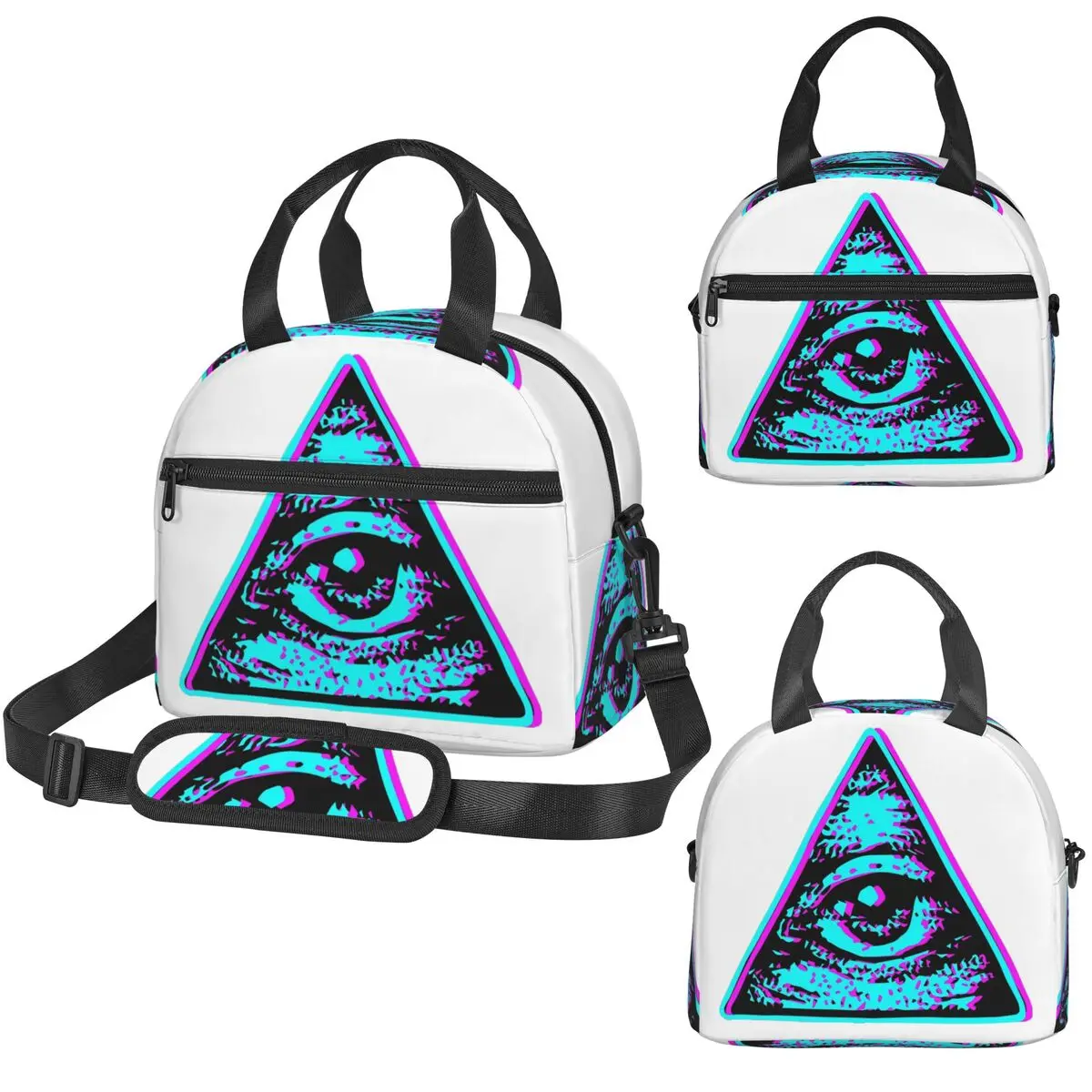 

Термосумка для обедов Eye Illuminati для детей, школьная термосумка-холодильник, портативный ланч-бокс