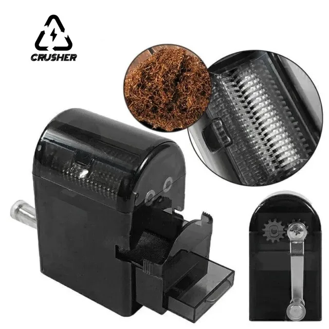 CRUSHER Pencil Sharpener Shape Tobacco Smoke Grinder Hand Cranked Cigarette Cutter Dry Herb Grinders for Smoking Accessories