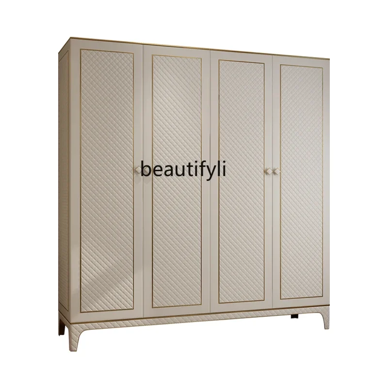 

Italian light luxury wardrobe home modern Nordic high-end storage master bedroom wardrobe