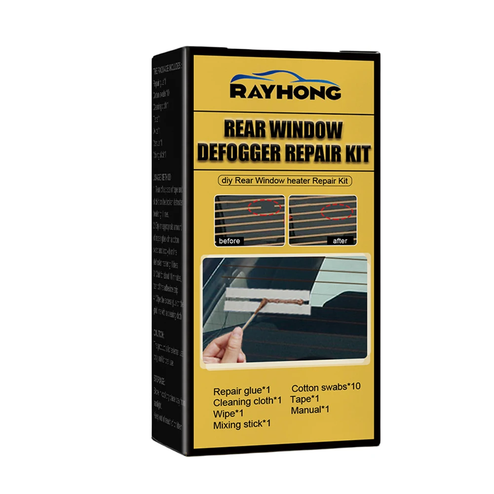 Car Rear Window Defogger Repair Kit DIY Quick Repair Grid Defroster Kit Repair Heater Grid Lines Car Accessories