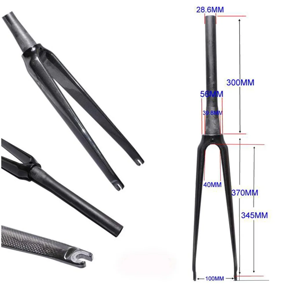 

Углеродное волокно, коническая трубка для шоссейного велосипеда, обод тормоза, передняя вилка, верхняя трубка 28,6 мм, антиамортизирующая жесткая вилка, детали для велосипеда 700C