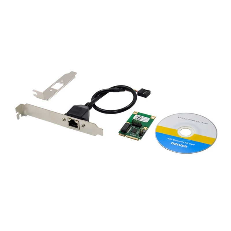 

RTL8125B Mini PCIE Single Port Network Card 2.5G Ethernet LAN Card Realtek 8125B Industrial Control Network Card