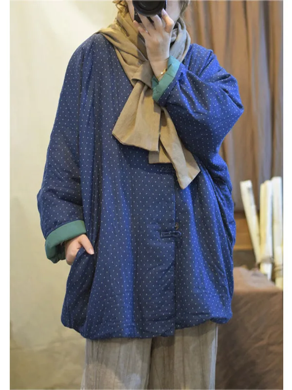 

Original Design High Densi Cotton Jaet Women's een Fruit Collar Pure Cotton Thiened Knitted Spring Autumn Outerwear