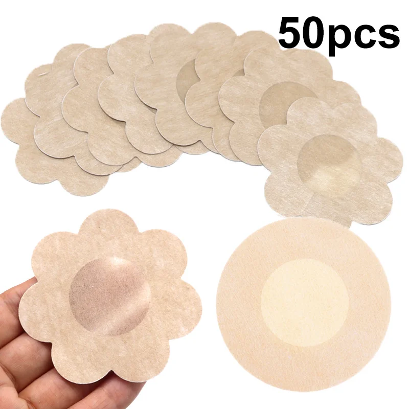 50/10pcs Invisible Stickers Nipples Covers Women Invisible Bra Breast Lift Tape Adhesive Sticker Lady Nipple Cover Stickers Pads