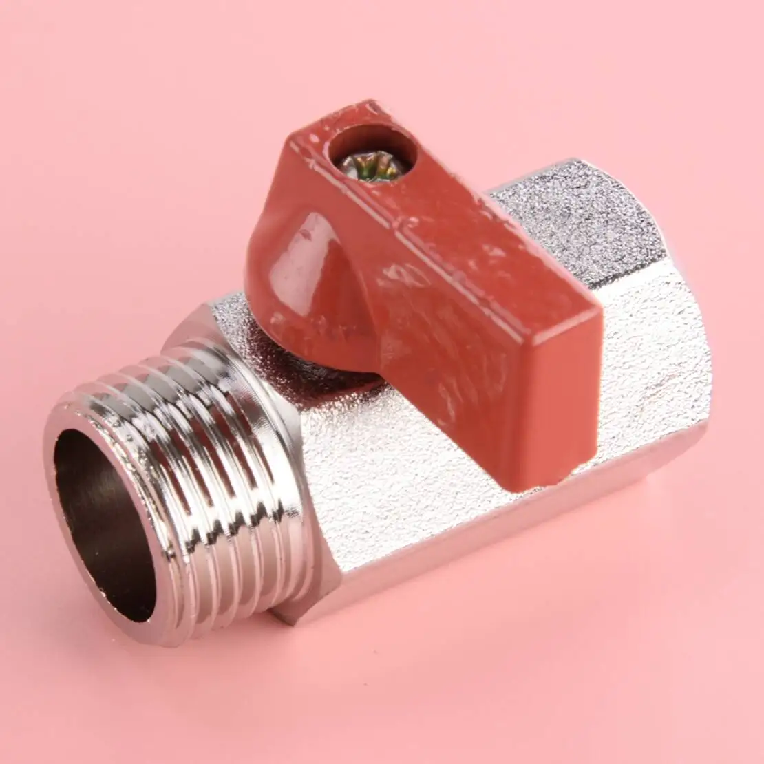 

Water Air Fluid Brass Mini Ball Valve IG x AG 1/2 Inch Pneumatic Shut-off Valve Tap New