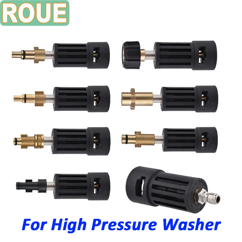 High Pressure Washer Connector Adapter for connecting AR/Interskol/Lavor/Bosch/Huter/M22 Lance to Karcher Gun Female Bayonet