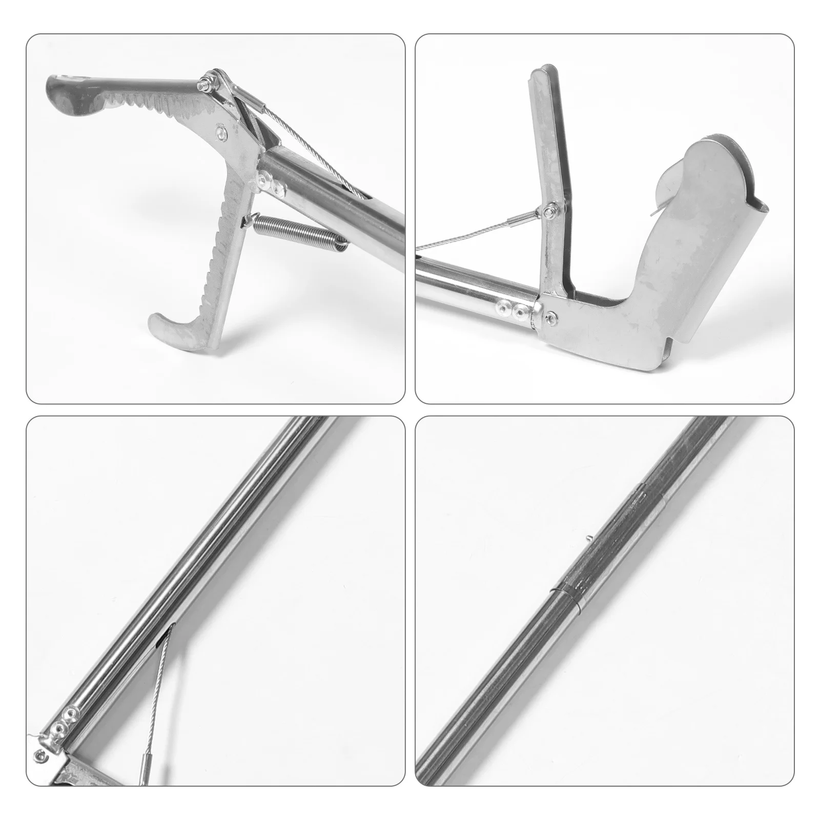 

Stainless Steel Snake Trap Clip Practical Safe Lightweight Portable Multipurpose Reptile Grabber Tongs Snake Catcher Clip