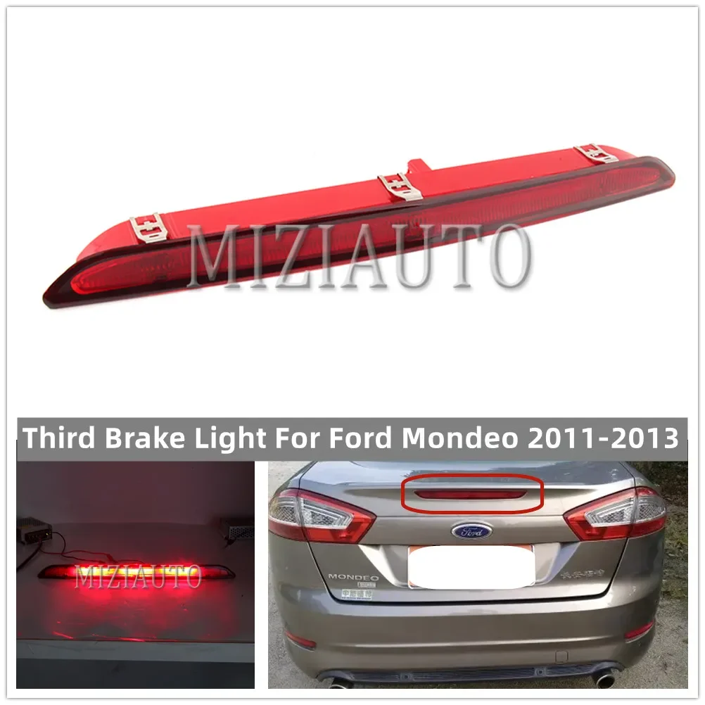 Rear Third Brake Light for Ford Mondeo 2011 2012 2013 Rear Tail Lights High Mount Dirving Warning Lamp Center Car Accessories