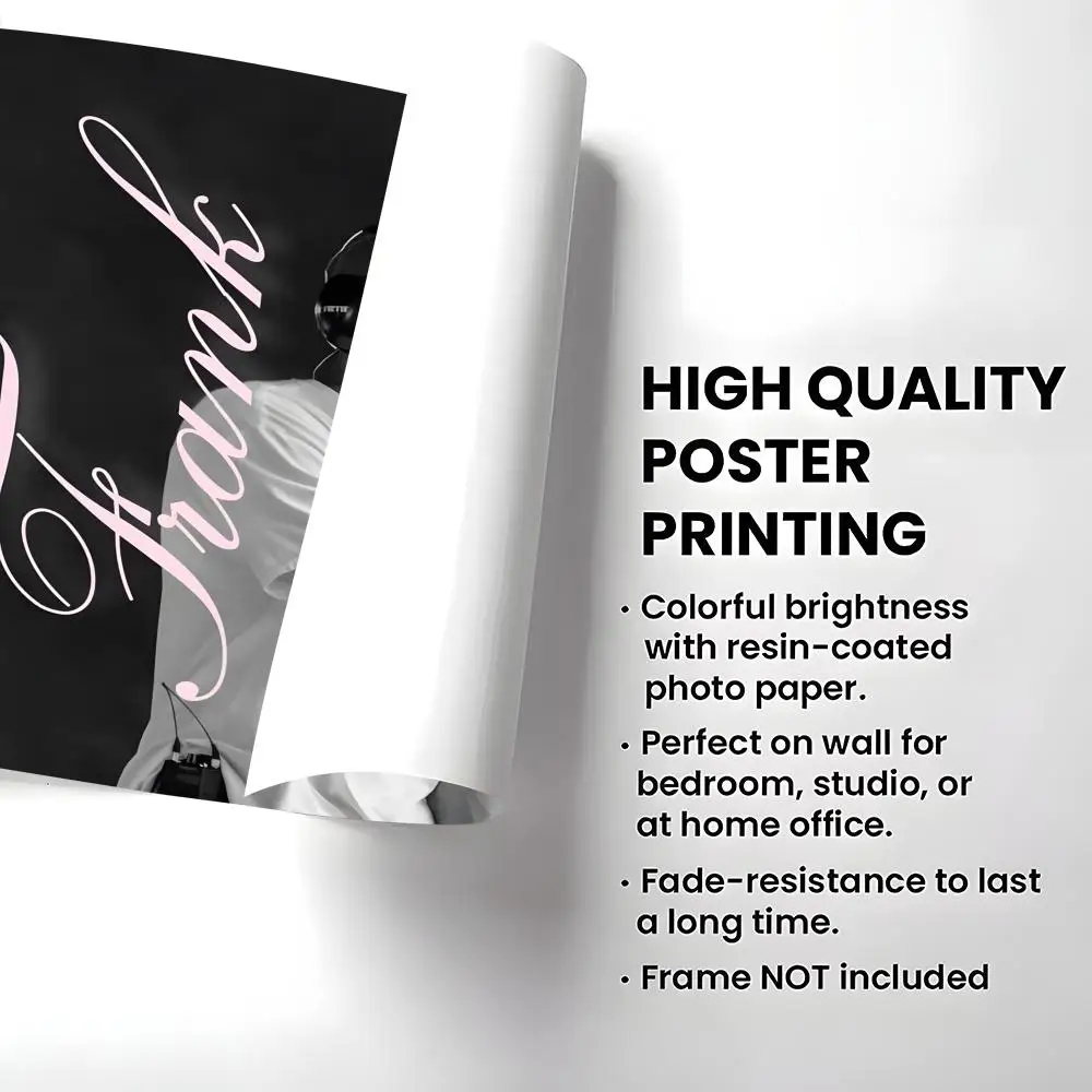 ملصق ألبوم شقراء فرانك أوشن عالي الدقة ذاتي اللصق مقاوم للماء مثالي للمنزل والمكتب وغرفة النوم هدية رائعة