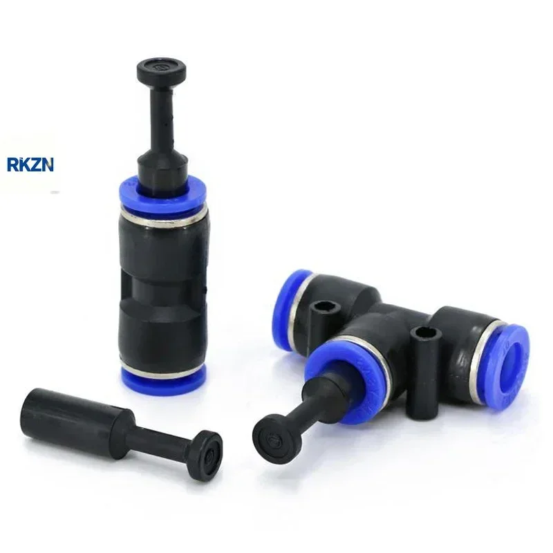 PP Pneumatic Quick Connect Air Hose Plug 4/6/8/10/12mm Tube Blanking End Cap for PU Nylon Pipe