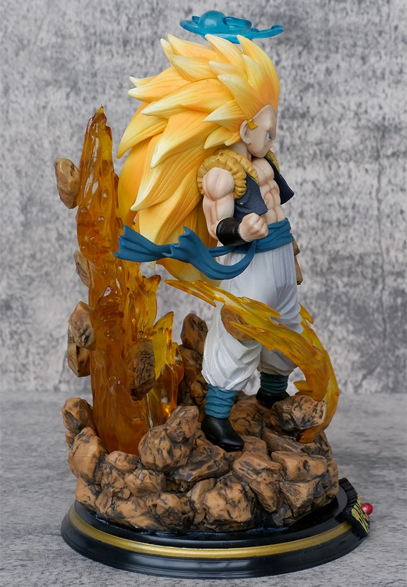 Anime Dragon Ball Z Super Saiyan Trunks Gotenks Buu Vegeta Son Gohan Battle Ver. GK PVC Action Figure DBZ Statue Model Toys Doll - view 6