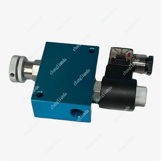 Tubular solenoid flow control valve 4 points, hydraulic speed electronically controlled throttle