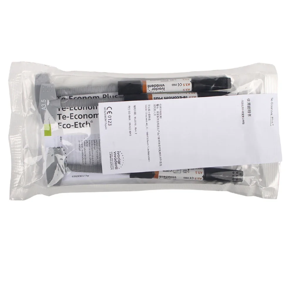 Economical Dental Restorative Composite Resin Ivoclar TE-Econom Plus Light Cure 4g*3Pcs Syringe Anterior Posterior Tooth Repair