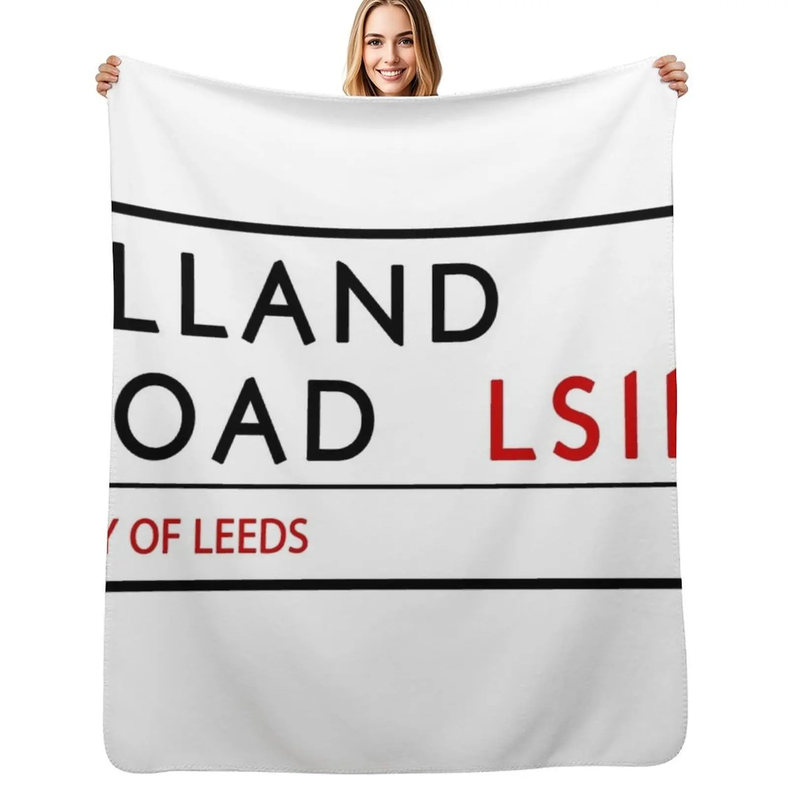 

Elland Road Throw Blanket Warm Flannel Blanket for Couch Chair Bedroom