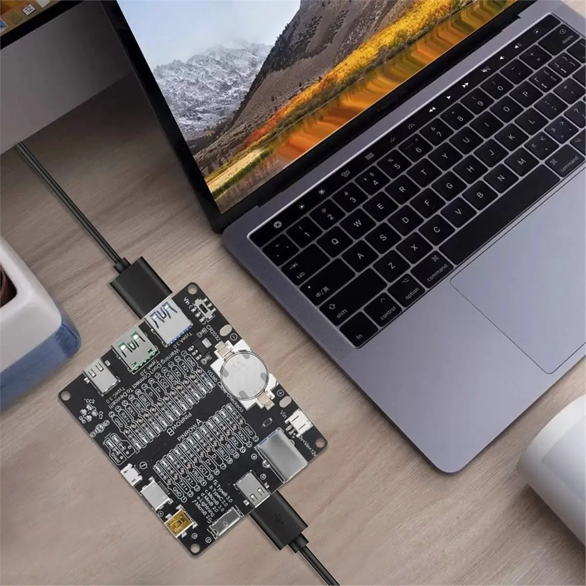 A40I USB Cable Tester USB Data Line Detection Board Short Circuit Switch Test Board Data Cable Anomaly Detection Test Tool