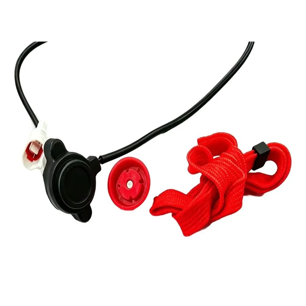 Off-Road Waterproof Engine Kill Switch 2-Pin Magnetic Stop Button With Safety Tether Lanyard For ATV Dirt Bike UTV Go-Kart
