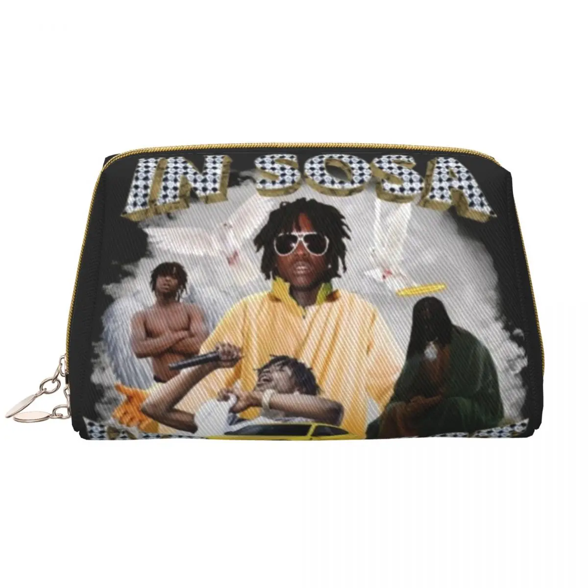 

Music Rappyer Chief Keef Makeup Bag Women Travel Cosmetic Organizer Kawaii Storage Toiletry Bags