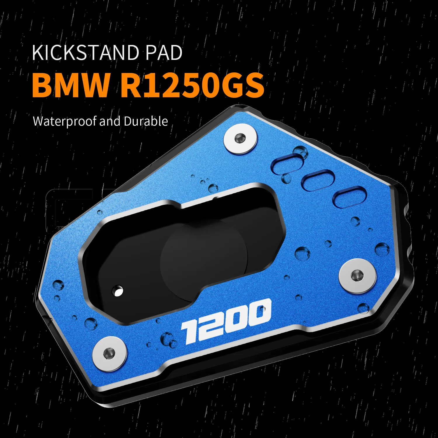 Para BMW R1200GS LC ADV R1200 GS R 1200GS ADV R 1200GS Rallye Acessórios Suporte lateral para motocicleta Almofada de suporte lateral Ampliar almofada de suporte