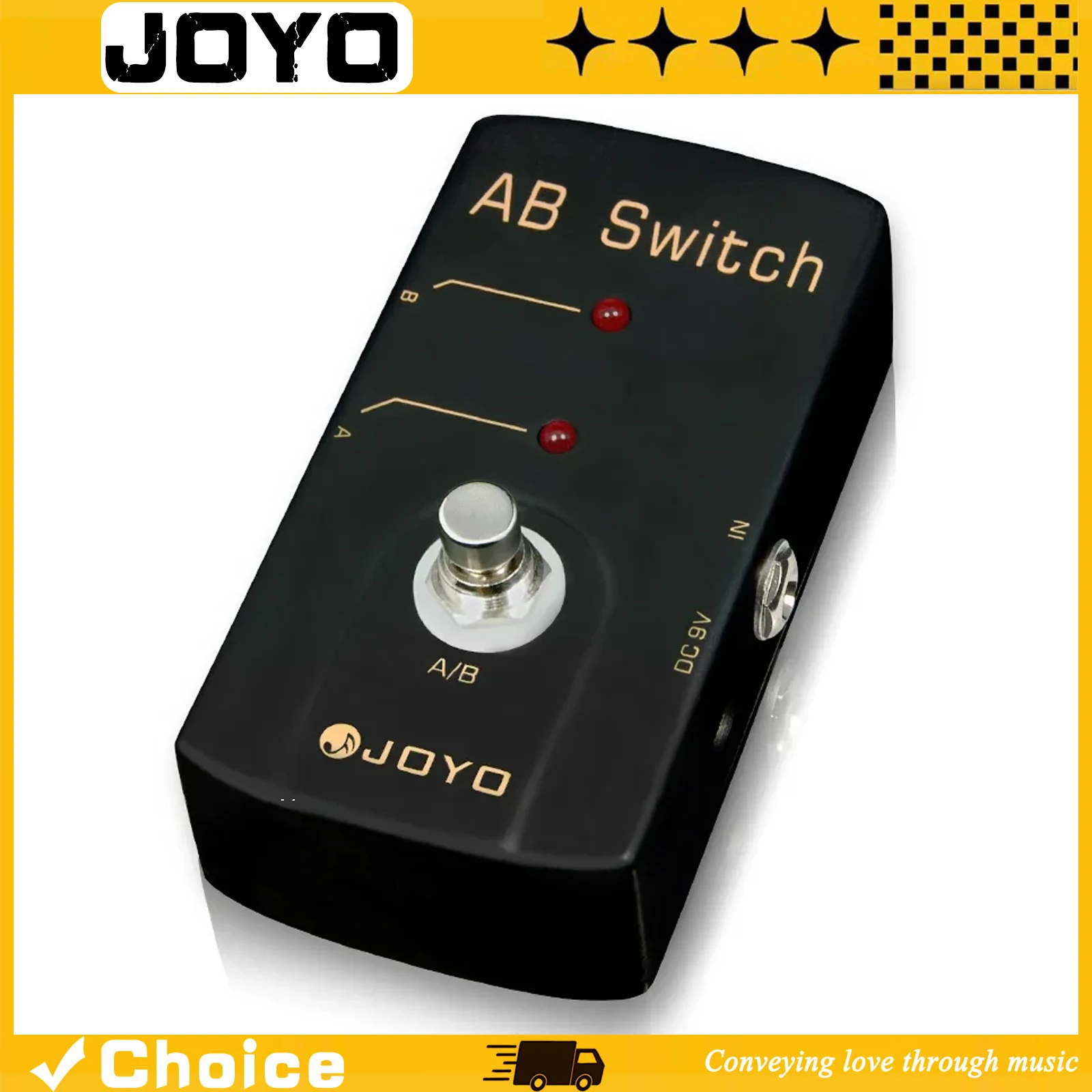 joyo-electric-guitar-effect-pedal-ab-switch-pedal-tone-loss-diagnose-a-b-test-between-two-output-effect-guitar-accessories