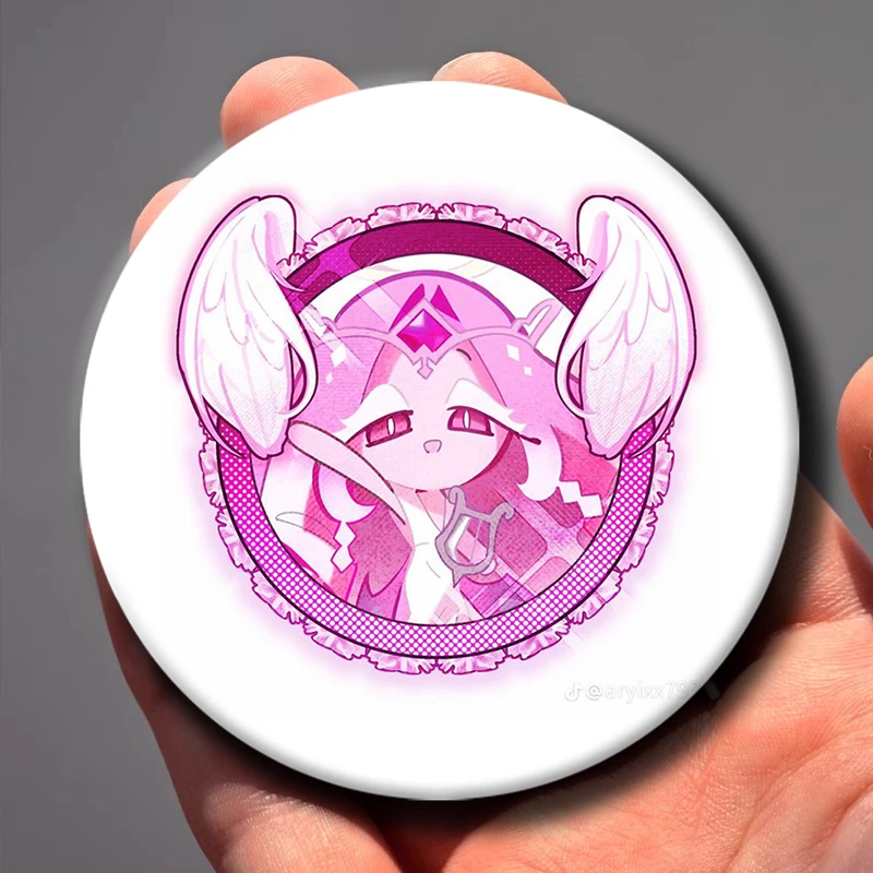58mm 1PC E-Eternal Sugar C-Cookie Badge Applicable For Backpack Clothes Hats Decor Creative Accessories