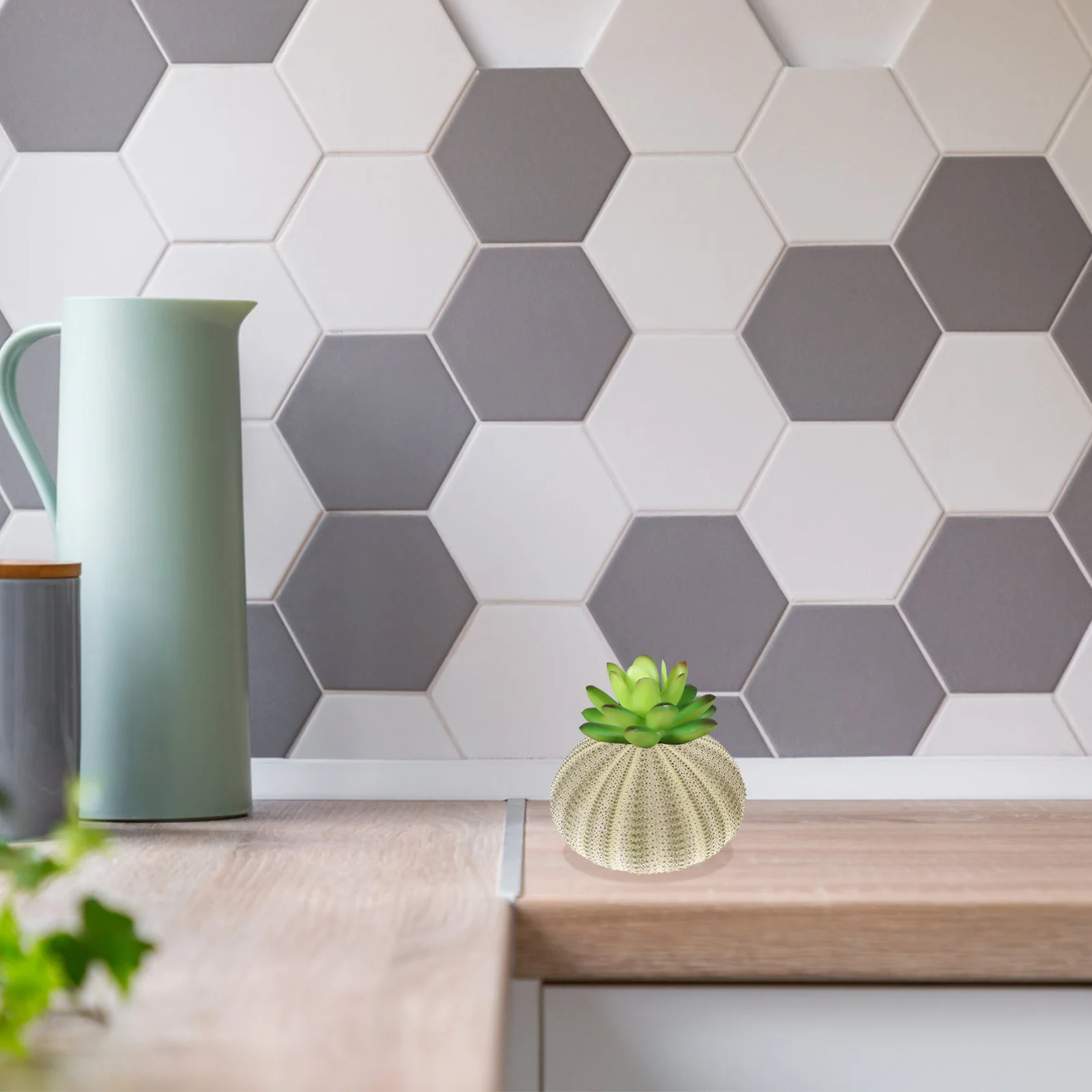 

4Pcs Conch Shells Pineapple Containers DIY Handmade Plant Pots Special Design Bright Colors Balcony Table Decoration