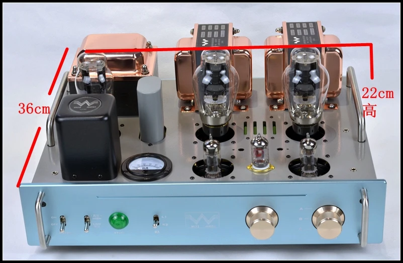 

New 300B Biliary Power Amplifier Electronic Tube Amplifier Class A Single ended