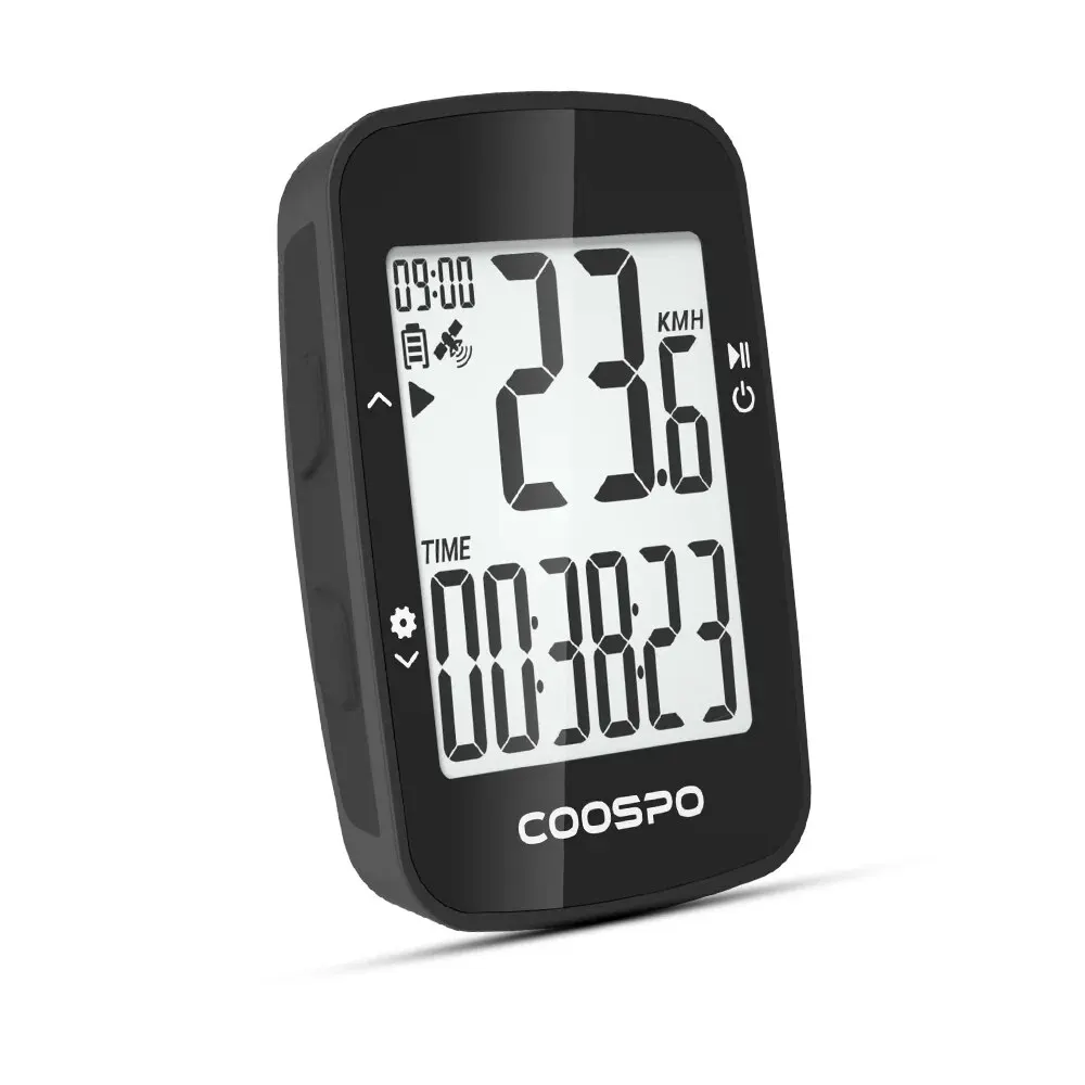 COOSPO BC107/BC26 Fietscomputer GPS Draadloze Fiets Kilometerteller Snelheidsmeter 2.4 "FSTN Bluetooth5.0 ANT + Waterdichte GPS BDS