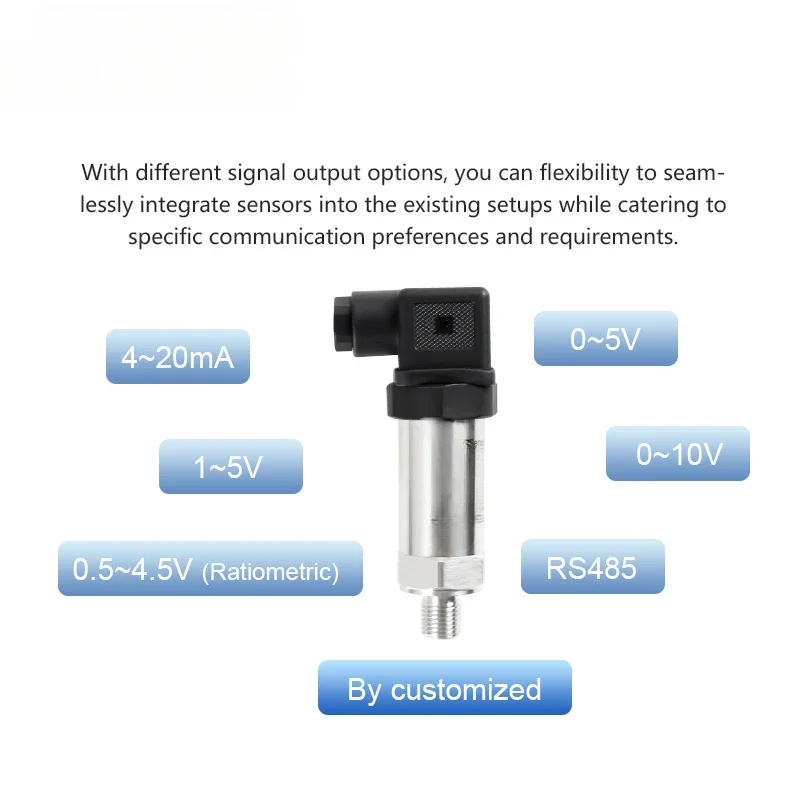 RS485 Modbus Electronic Air Gas Oil Pressure Transducer And Transmitter Factory Supplier