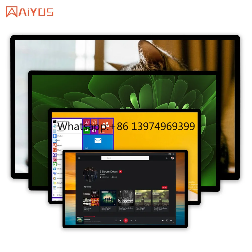 Multi-Function Android Touchscreen Digital Signage 15.6