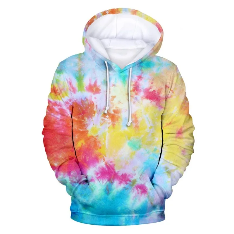 

2024 Spring New 3D Print Hoodie Men Clothes Oversize Sweatshirt Watercolor painting Clothing Harajuku Pullover Casual Hooded