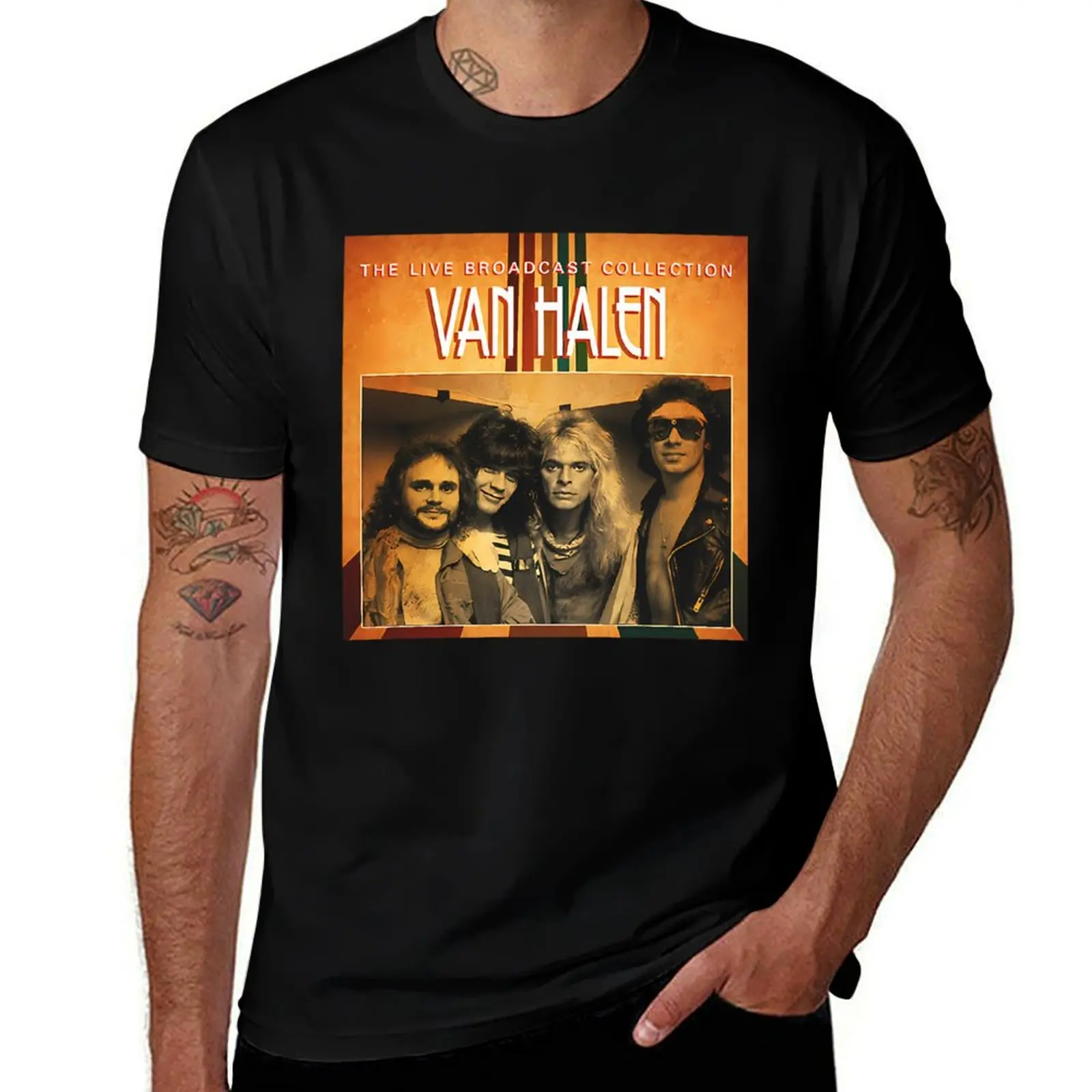 Vintage Hard Rock Band - Classic Tour 2024 T-Shirt quick-drying plus sizes tees T-shirt men