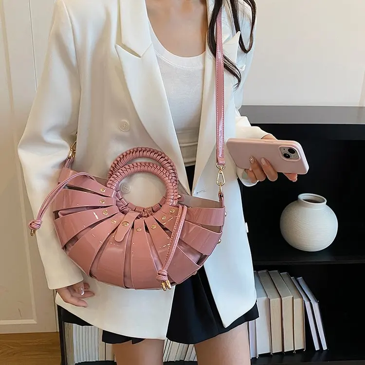 Capacity Fashion Diaper Bag For Women Large Elegant Leather Tote Luxury Designer Commuter Minimalist Vintage Shoulder Bag