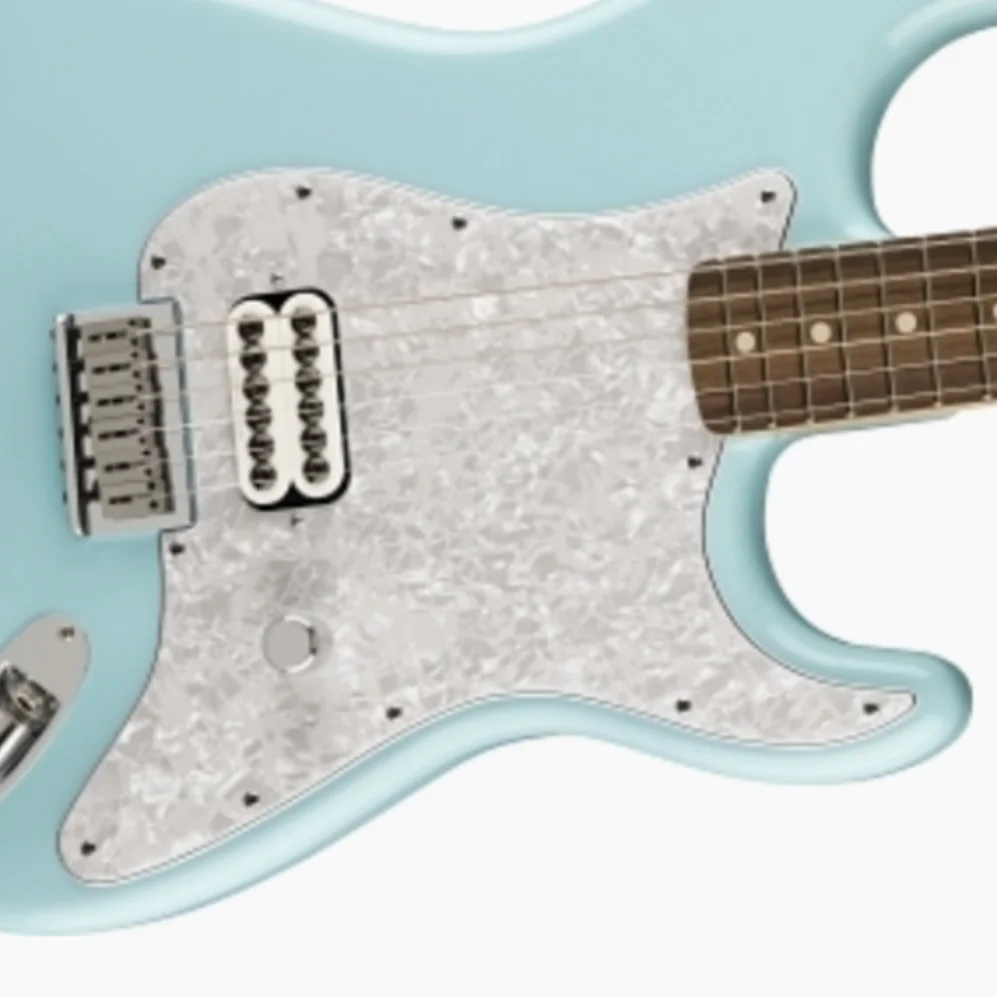 New!!!!!! Daphne-Blue Color Tome Delong ST Electric Guitar, Solid Mahogany Body ,Rosewood Fretboard, White pearl Pickguard