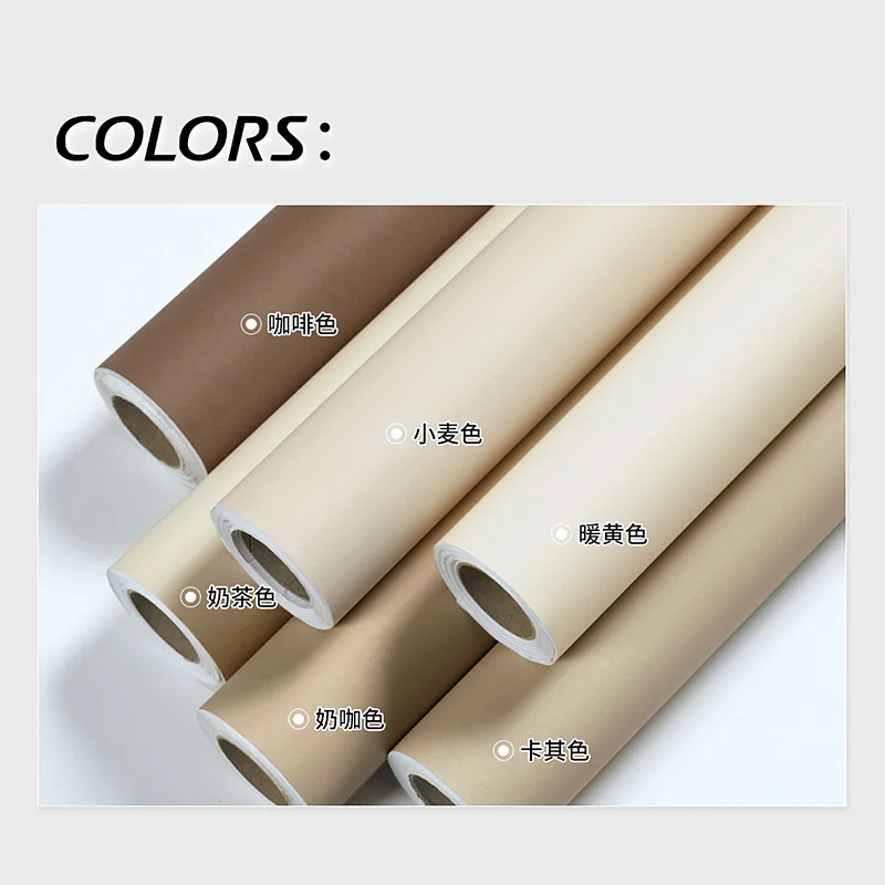 البيج الحليب الشاي كريم نمط غرفة نوم خلفية خلفية ذاتية اللصق ديكور المنزل ملصق 2025 جديد عصري جدار جدارية