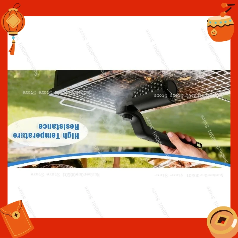 

New Electric BBQ Grill Cleaning Brush Heavy Duty Oil Stain Remover High Temperature Resistance