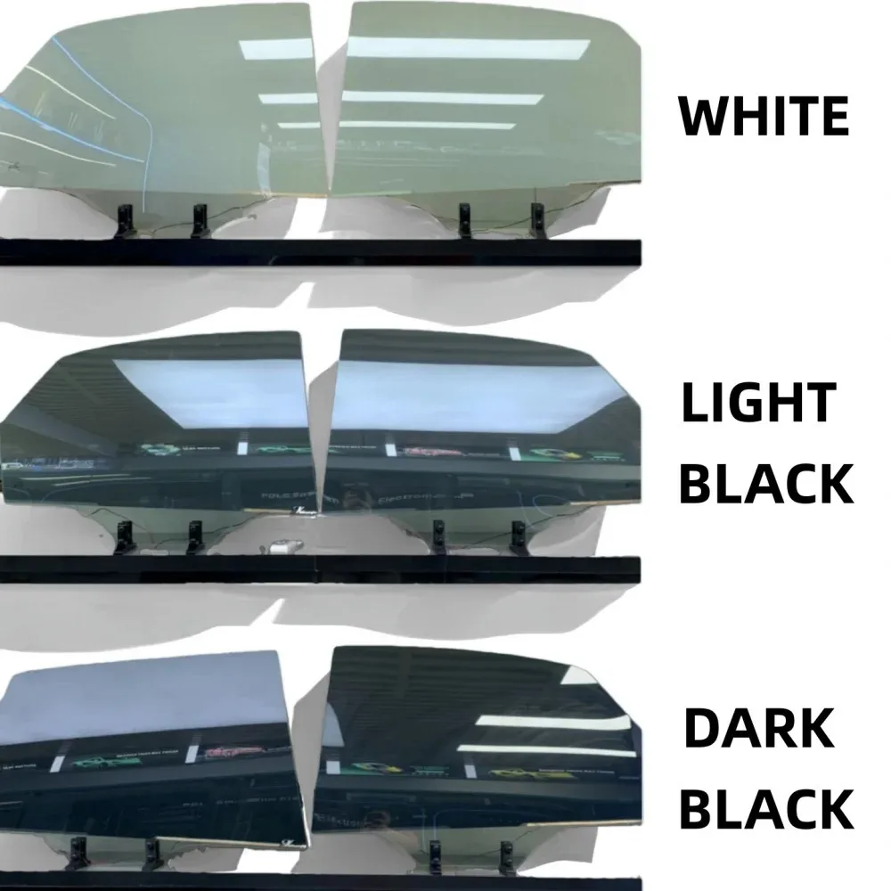 TINTWAVE 4PCS Light Black VLT20 Smart Tint PDLC Car Film Remote Control Dimming Switchable Tint Kit Dimming Film
