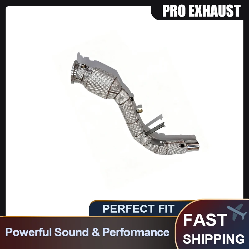 

PRO Hot Sale Factory Price Performance Exhaust System Exhaust Downpipe with Exhaust Heat Shield for JAGUAR XE 2.0T