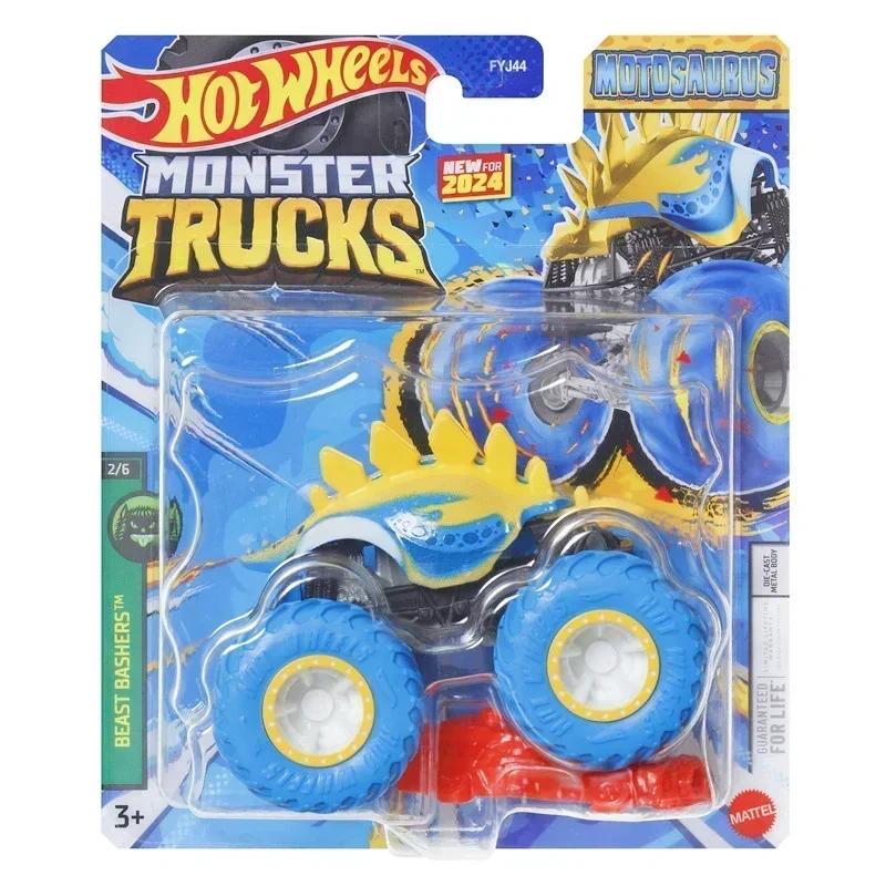 Originele Mattel Hot Wheels Monster Truck Auto Nieuw voor 2024 Jurassic World Tyrannosaurus Voertuig Speelgoed voor Jongens Collectie Kid Gift