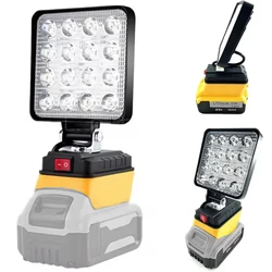 4Inch Led Light Handheld Spotlights Cordless Work Fishing Emergency Tool Lamp Outdoor Lighting for Dewalt 18V 20V Battery