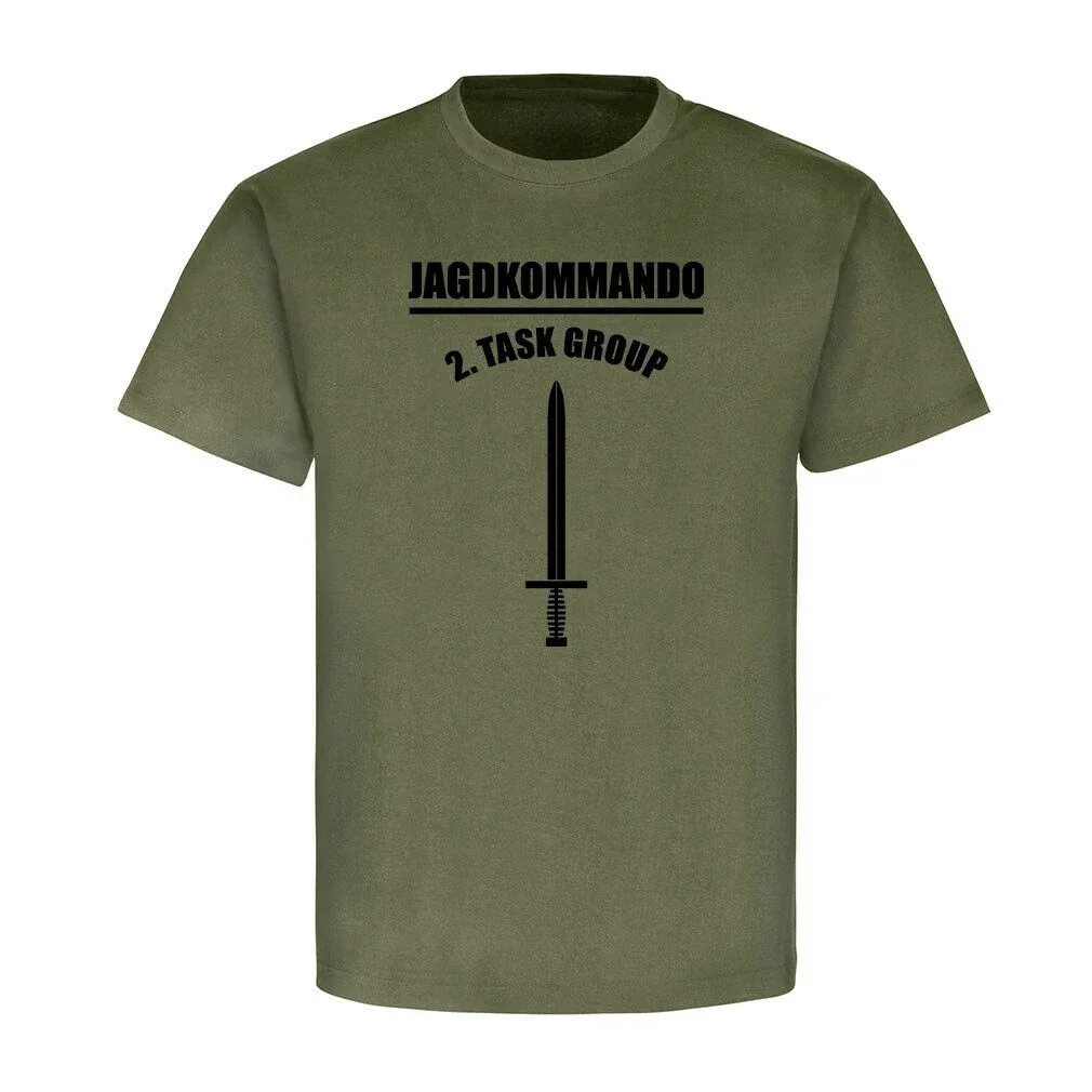 Austria Army Anti-Terror Hunting Commando 2 Task Group T-Shirt. Premium Cotton Short Sleeve O-Neck Mens T Shirt New S-3XL