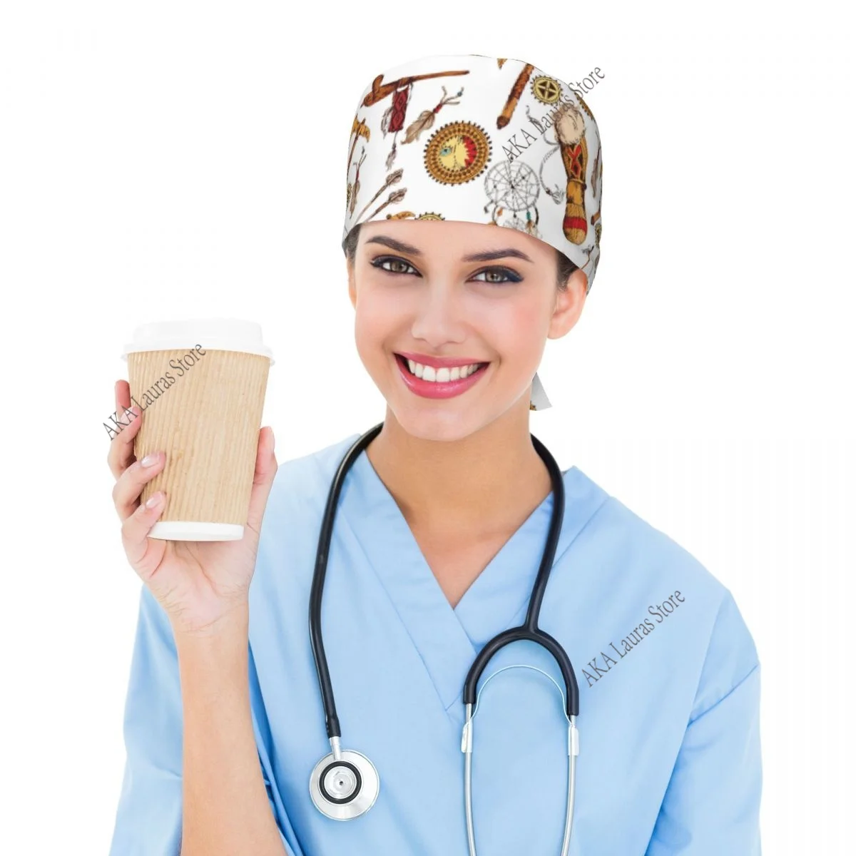 Dolphin Nursing Accessories Scrub Hat Surgery Cap Dentist Animal Lab Cap Scrub Cap Anaesthesia Scrub Cap