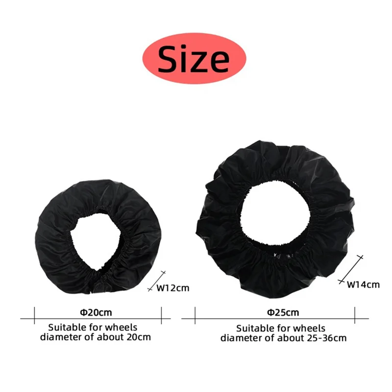 A71Z Baby Stroller Wheel Cover Dustproof Wheelchair Tire Protector Infant Pushchair Pram Wheel Anti-Dirty Cover