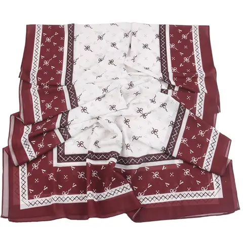 12 best sales मुद्रित शिफॉन हिजाब - №5