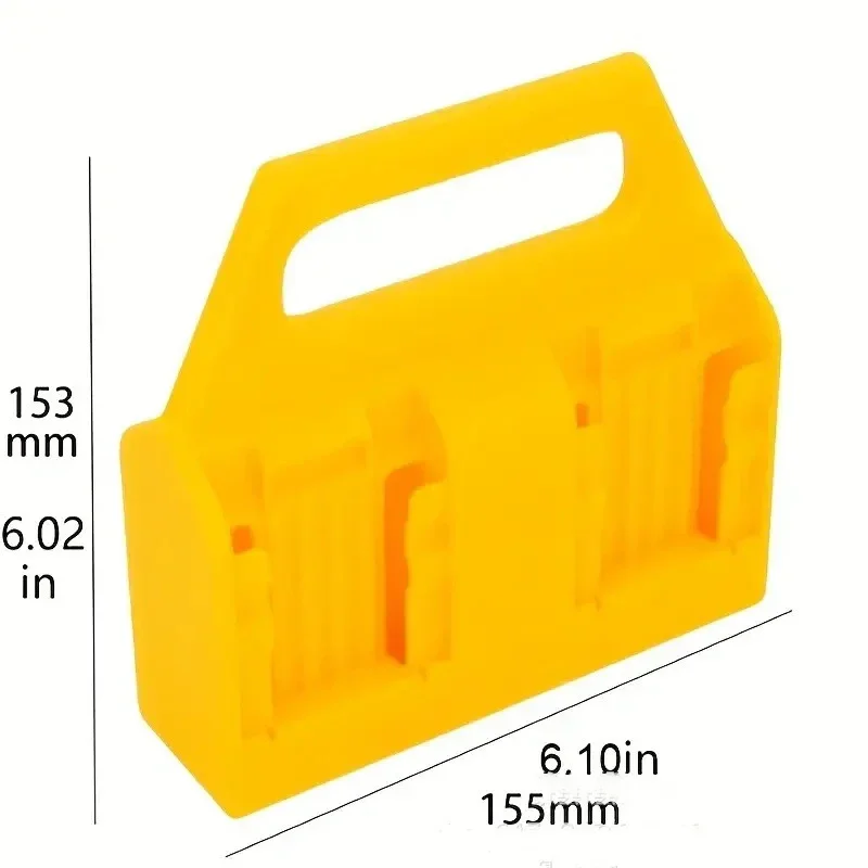 Ручной подвесной держатель для установки в стойку для Dewalt 18 В 20 В DCB203 DCB205, портативный литий-ионный аккумулятор с 4 слотами, фиксированный кронштейн для хранения