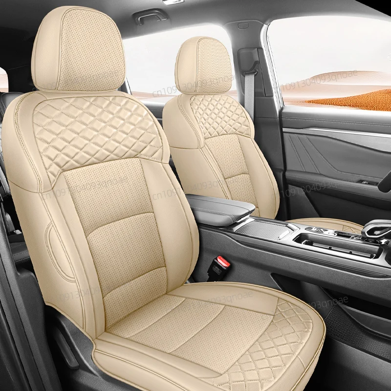 غطاء مقعد السيارة مخصص لجيلي Okavango 2022-2025 جيلي هاويو الجلود الاصطناعية مغطاة بالكامل على جميع 3 صفوف 7 مقاعد #3