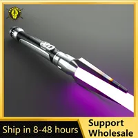 Lightsaber Neopixel Jedi Laser Sword Metal Hilt Heavy Dueling Sensitive Smooth Infinite Changing Hitting Sound LTG Light Saber